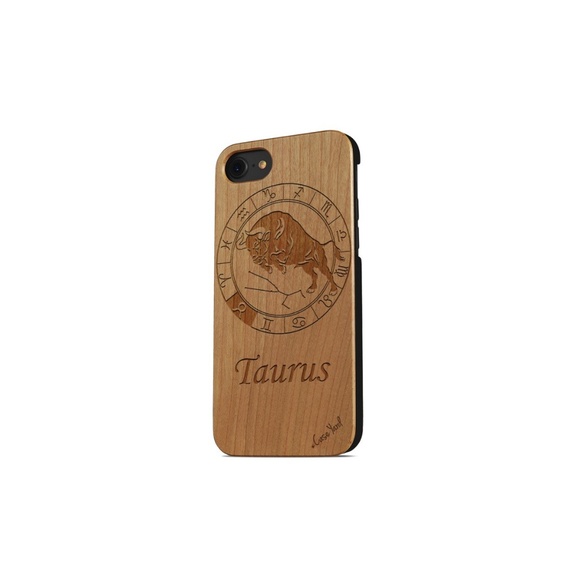 WOODEN CASE FOR IPHONE 7+ TAURUS - Picture 4 of 4